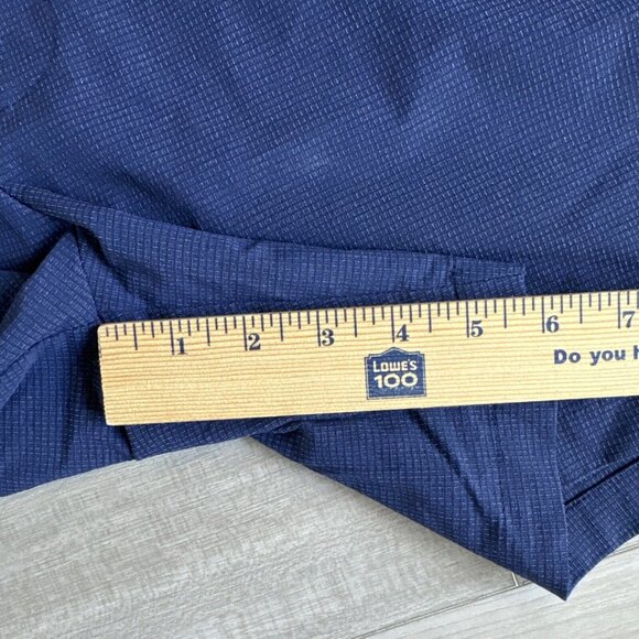 Tommy Bahama Mens 38 Navy Golf Performance Chino Shorts Textured Nylon Spandex - Picture 6 of 11